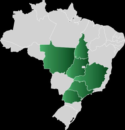 Mapa de atuação